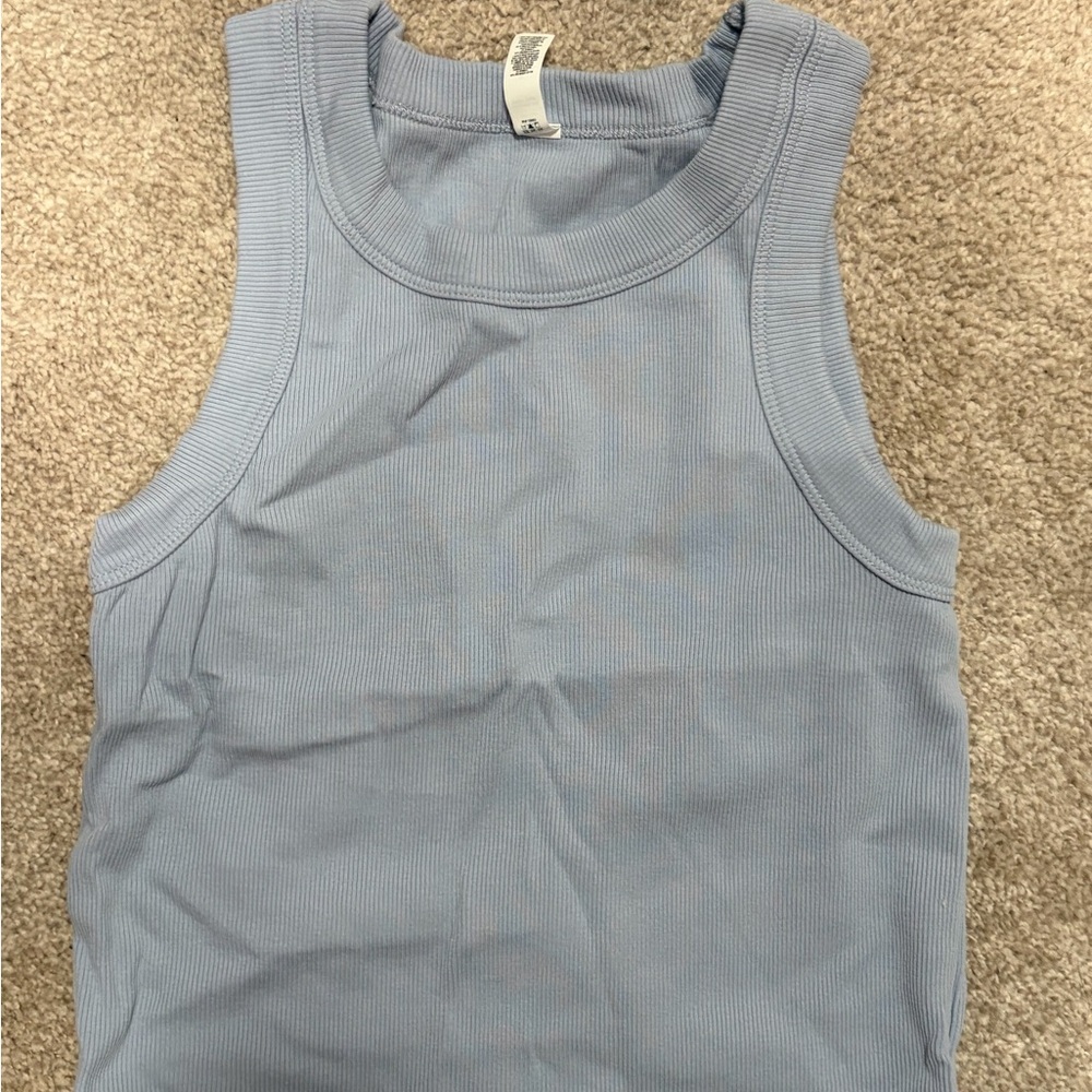 Organic cotton Blue Tank Top